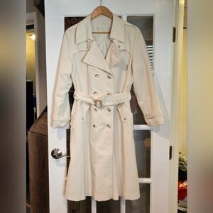 Vintage Cream Colored Trench Coat